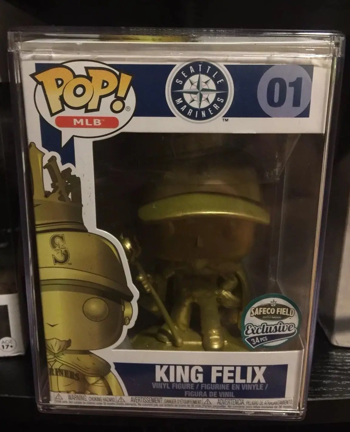 Лучшая цена эксклюзивный Funko pop официальный Мега Грааль король Феликс Эрнандез золото винил Фигурка Коллекционная модель игрушки