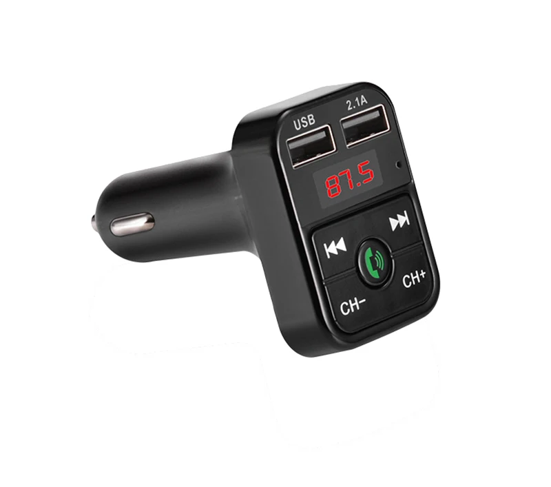 Fm-передатчик комплект беспроводной связи bluetooth для автомобиля Handsfree автомобильный MP3 аудио музыкальный плеер двойной USB Радио модулятор Автомобильный комплект 2.1A USB зарядное устройство