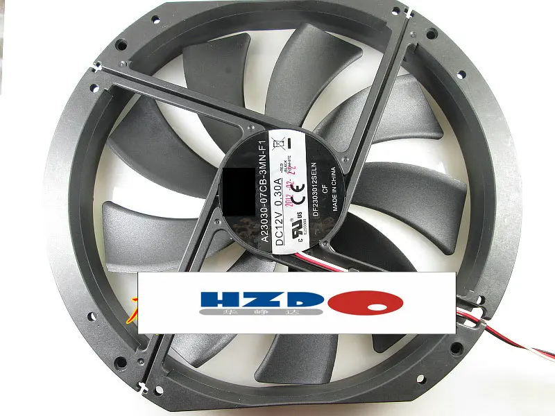 HZDO A23030 07CB 3MN F1 DF2303012SWLN 12В 0.30A Вентилятор охлаждения компьютера 23