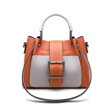 Женская сумка Дикая мода хит цвет ведро сумка личи шаблон женская сумка на плечо сумка-мессенджер для курьера