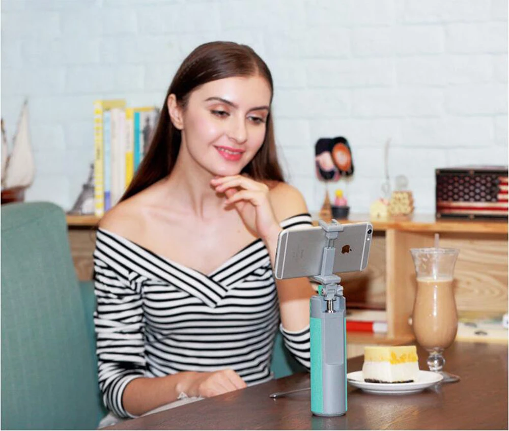 Wireless Bluetooth Speaker Portable Stereo Blutooth Speaker Computer Subwoofer Speaker With Boombox Mic TF Selfie Clamp