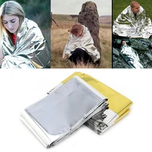 Водонепроницаемый открытый спасения Одеяло аварийного выживания Фольга W15