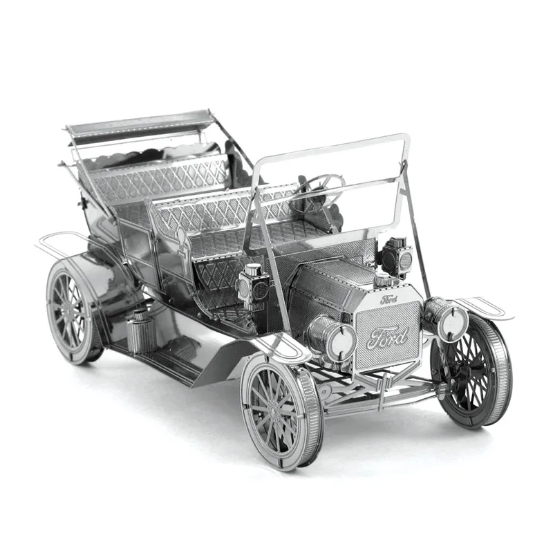 Ford Tin Lizzy Miniature 3D Metal Model Puzzle 3D Model Building Kits Puzzle 3D Solid Jigsaw