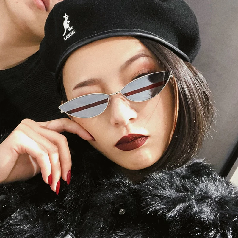 

Gy snail fashion Cat Eye Sunglasses Women Colour Luxury Top Elegant oculos de sol women small Sun glasses female goggles UV400