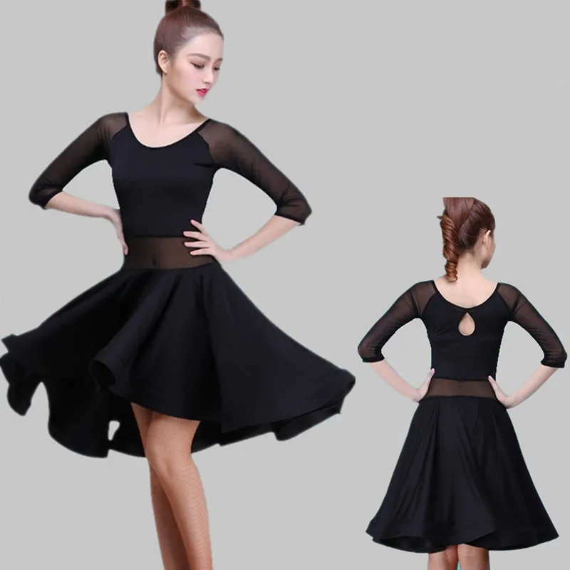 

Adult Latin Dance Dress woman 2019 New Costume Samba Latin Ballroom Costume Tango Dance Dresses Salsa Dance Clothes For Women