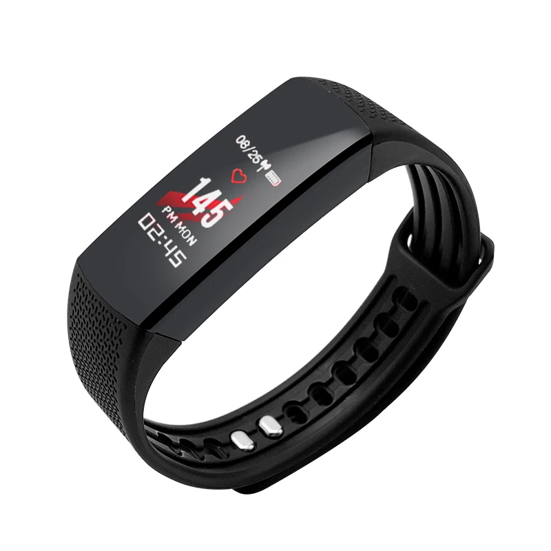 

Toleda B6 Color Touch Panel Continuously Heart Rate Monitoring Smart Watch Fitness Bracelet Wristband