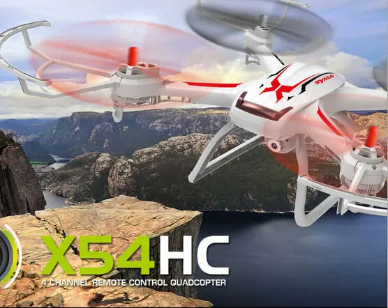 

Big scale RC Drone With HD Camera New Arrival X54HC Quadcopter Remote Control 2MP HD Camera Barometer Set Height Drone RTF
