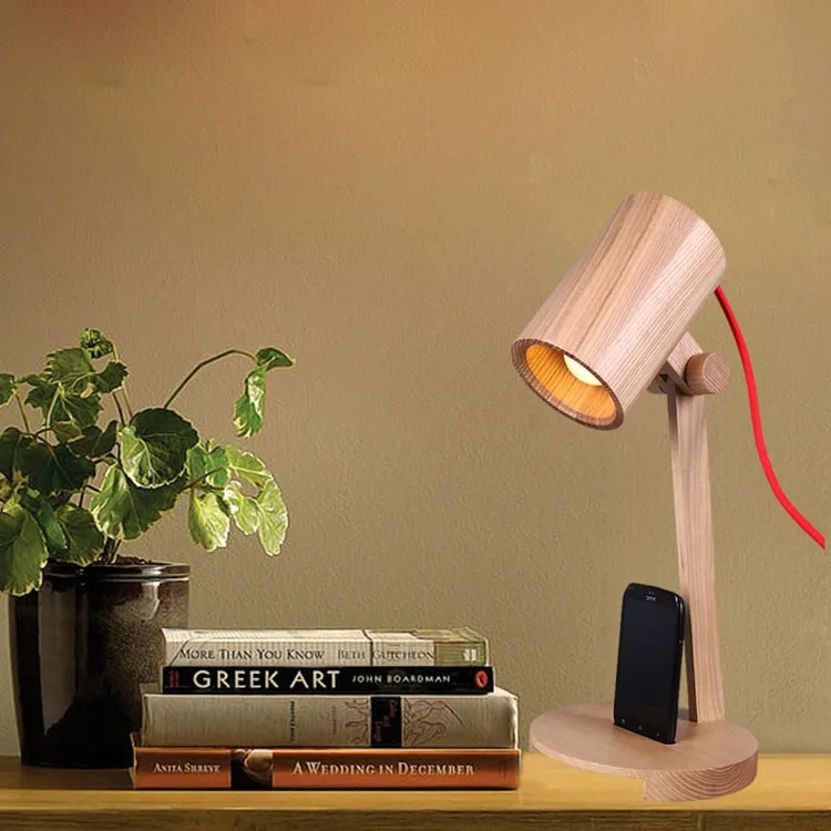 

Art Deco desk lamps 1*E27 bulbs 40W wooden reading lights free shipping