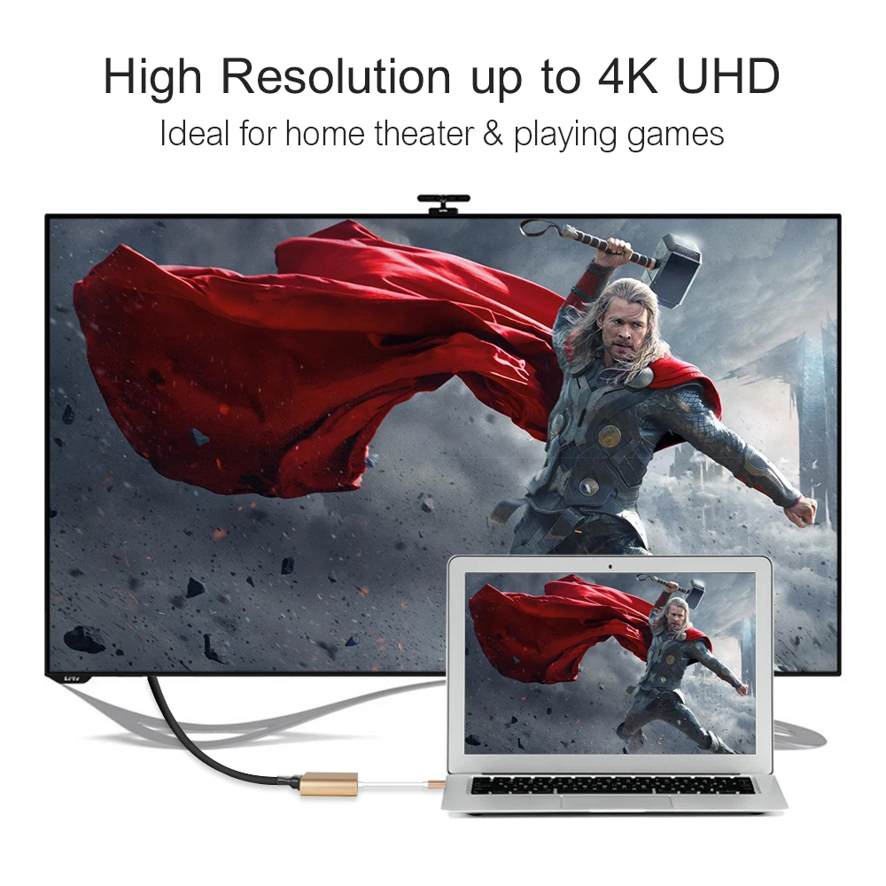 GOOJODOQ USB C type C концентратор USB 3,1-HDMI 4K адаптер конвертер кабель для Macbook Pro Macbook 2K 4K USB-C HDMI концентратор