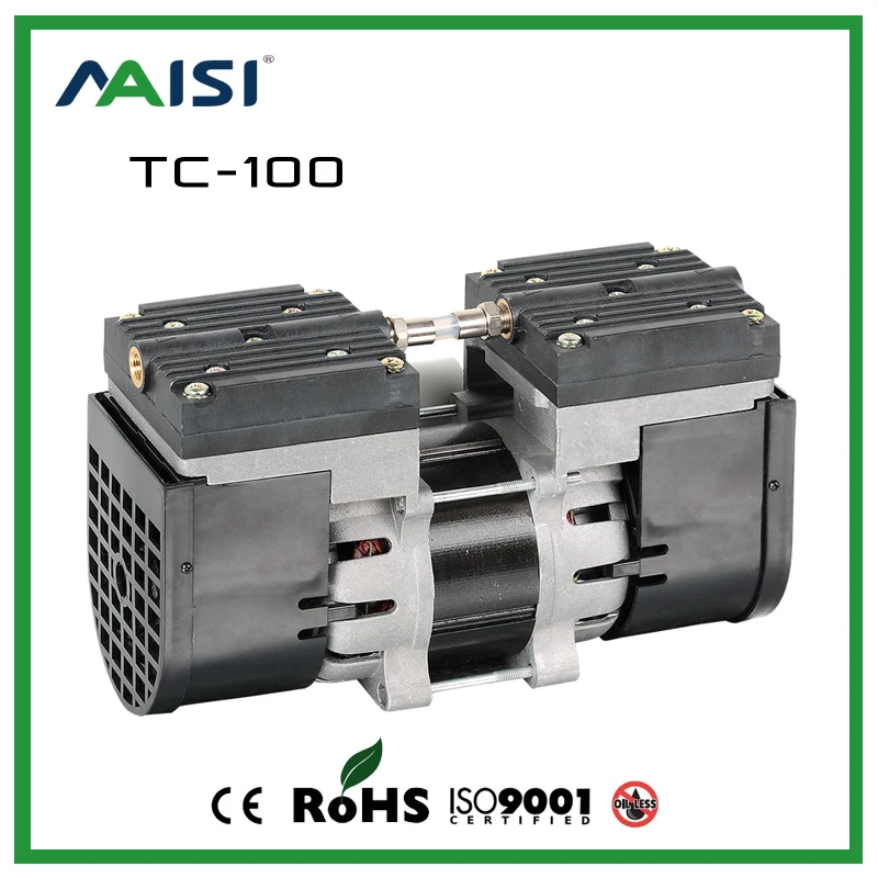 220V (AC) 24L/MIN 100 W oil free diaphragm pump 3.6 bar vacuum pump Spray Motor Water air vacuum pump Medical Equipment TC-100 gz 50 24 24v dc 33l min 50 w oil free diaphragm vacuum pump