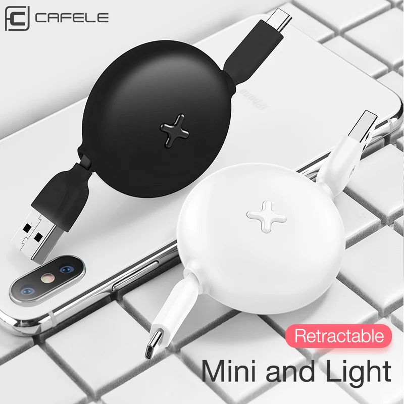 Кабель Cafele USB C для Xiaomi 8 Mi A1 A2 кабель Type Huawei P20 P10 Mate 10 Type-C 100 см | Мобильные телефоны и
