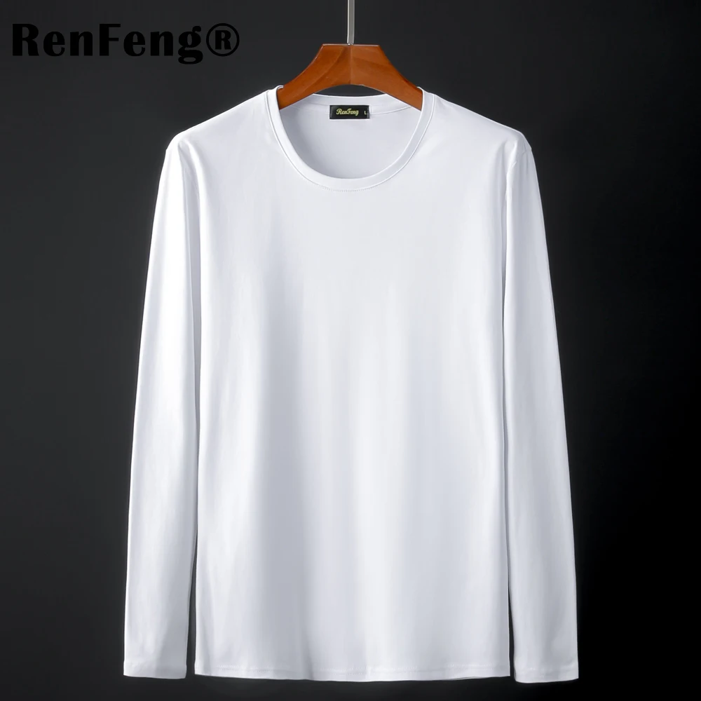 Undershirt Man Shirts Male Cotton Long 