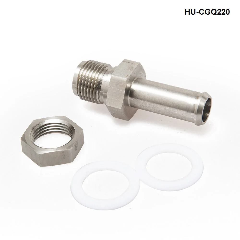 Car Fitting 5/8"Hose W/N Welding Turbo Oil Pan Return / Drain Plug Adapter Bolt-On HU-CGQ220