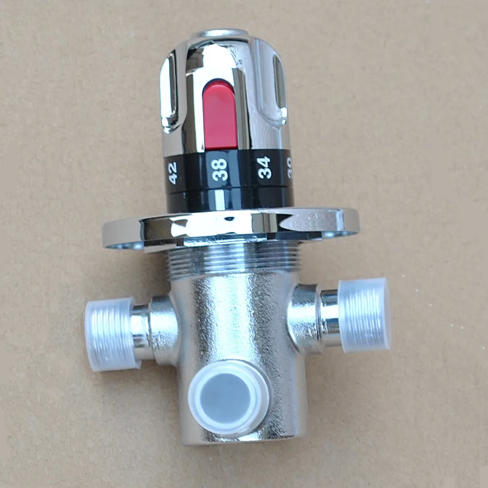 G1/2 '' Brass Thermostatic Mixing Valve Solar Water Heater Valve Adjust