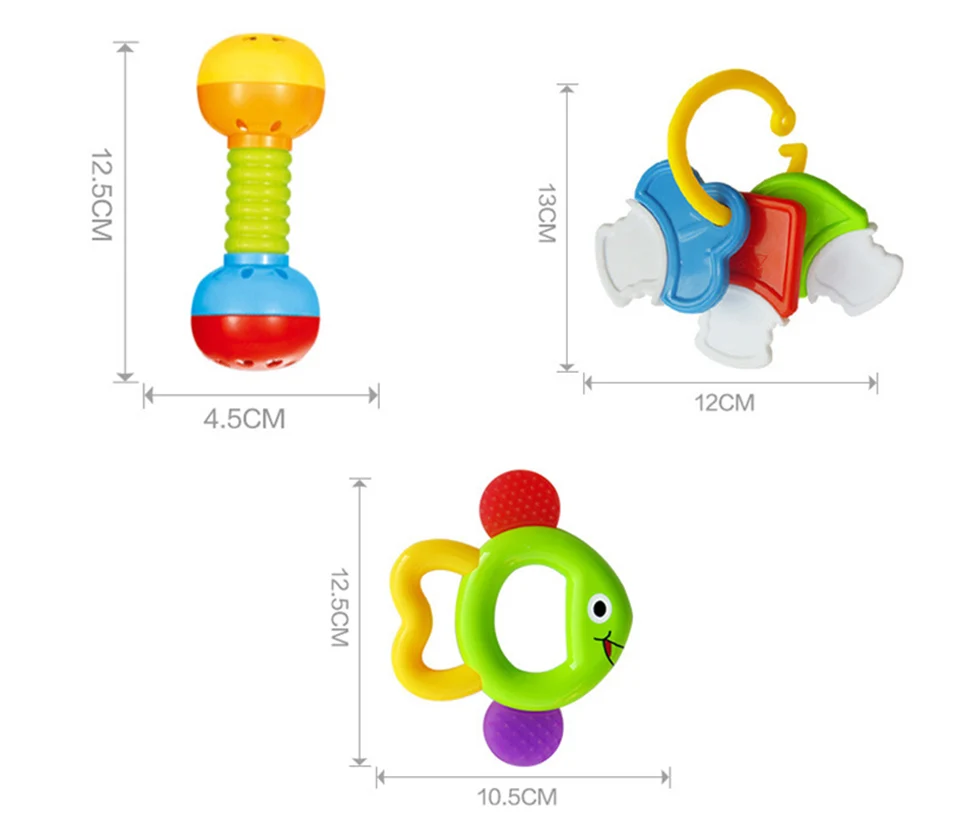 Apaffa детские игрушки 0-12 месяцев Детские погремушки игрушки рука встряхнуть Прорезыватель новорожденных музыкальная кровать колокольчик образовательные погремушки для младенцев игрушки