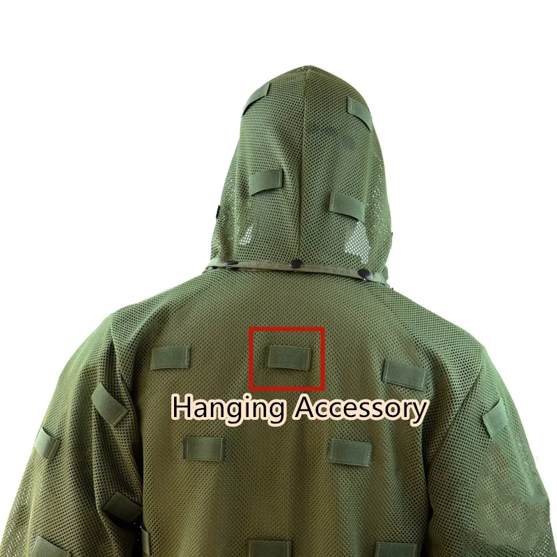 Тактическая тренировочная Скрытая снайперская одежда Ghillie костюм для охоты на