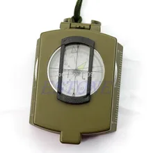 Армейский уличный профессиональный военный геологический Карманный призматический Компас+ чехол