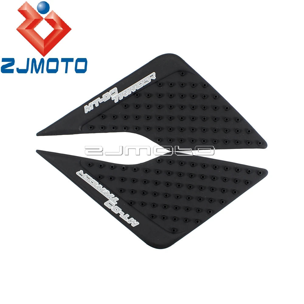 Motorcycle Tank Rubber Pads Knee Pad Decals For Yamaha MT09 FZ9 TRA