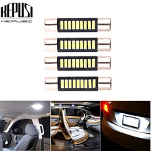 Buy 4x White 28mm 31mm 4014 9SMD Fuse Vanity Mirror Light Bulb Festoon 6614 Fuse LED Light 6641 Car Interior Sun Visor Vanity Light Free Shipping