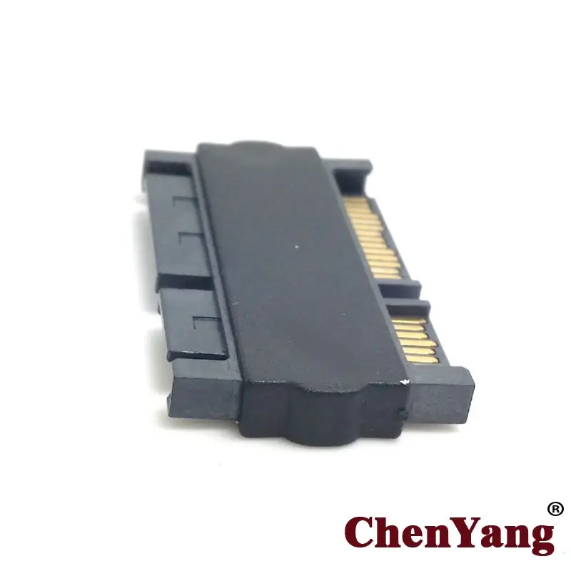 

CY 10pcs/lot SATA 22P 7+15 Male Extension Convertor to 3.5" & 2.5inch SATA 22Pin 7+15 Male Straight Adapter