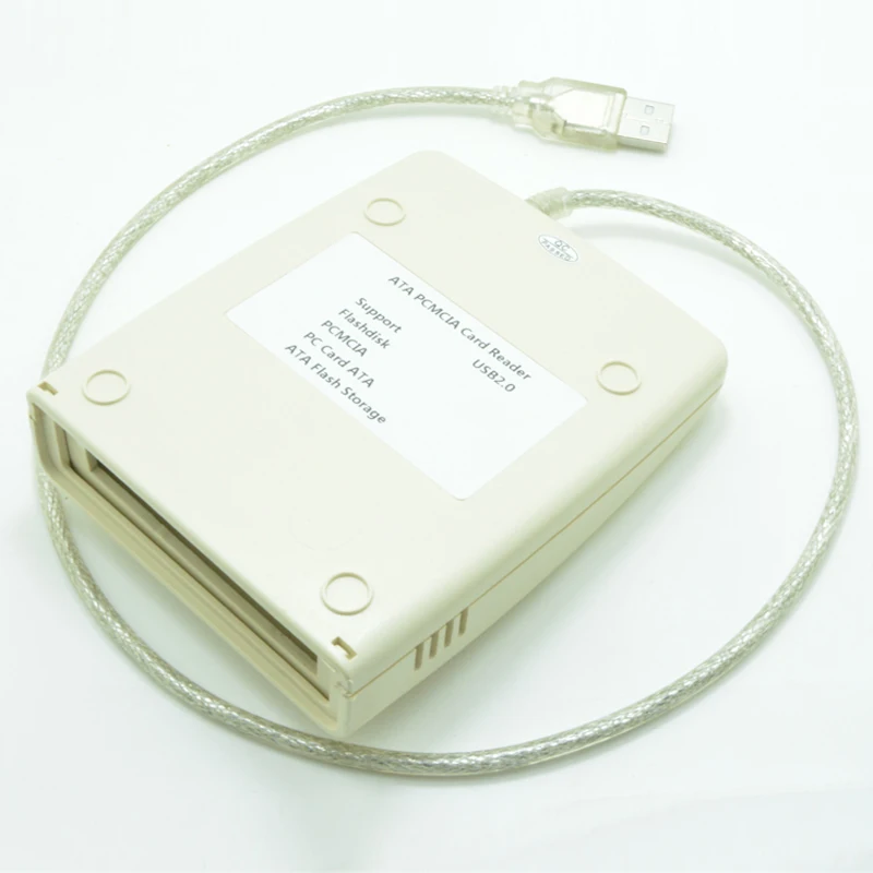 ATA PCMCIA кард-ридер карта памяти 68PIN CardBus к USB адаптер конвертер с переключателем и корпусом