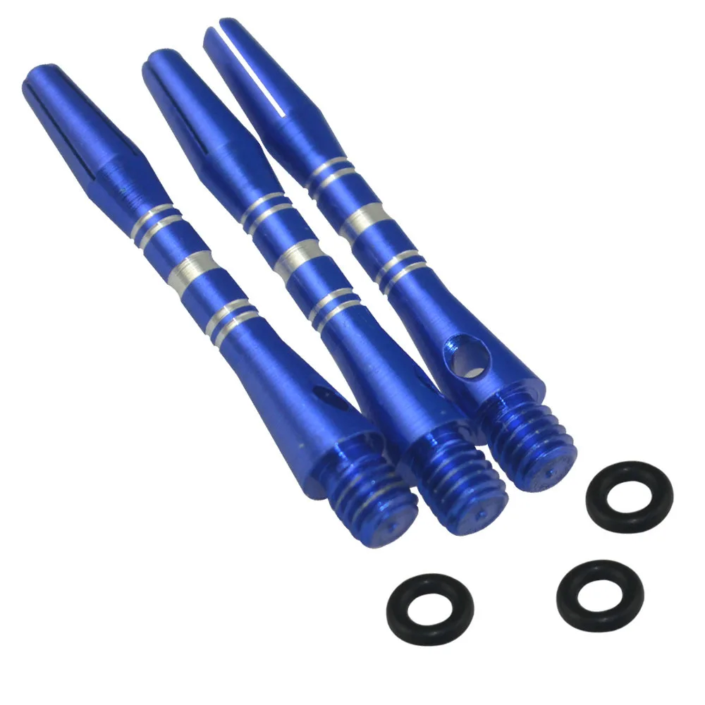 cuesul 2 комплекта 2ba средние полосатые цветные синие алюминиевые стержни для Дартса с О 'кольцами основа дротиков для Дартса