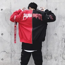 SWYIVY, женская джинсовая куртка, пальто, черный, красный цвет, осень, новинка, женские хлопковые куртки, 2XL, верхняя одежда, пальто, свободное