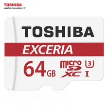 Toshiba micro sd karte 64 gb sdxc u3 90 mb/s 4 karat speicherkarte flash memory microsd für smartphone offiziellen überprüfung