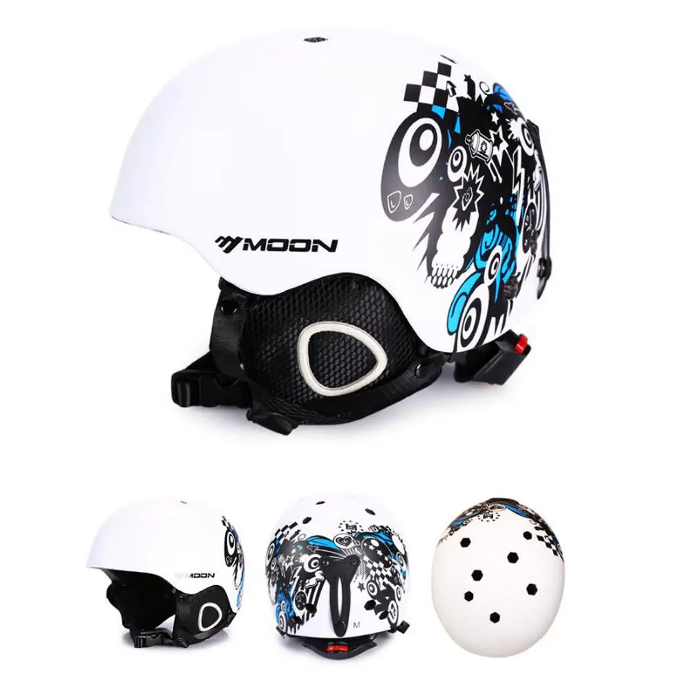 Высококачественный лыжный шлем сверхлегкий и интегрированный литой дышащий шлем для сноуборда для мужчин и женщин 8 цветов скейтборд шлем