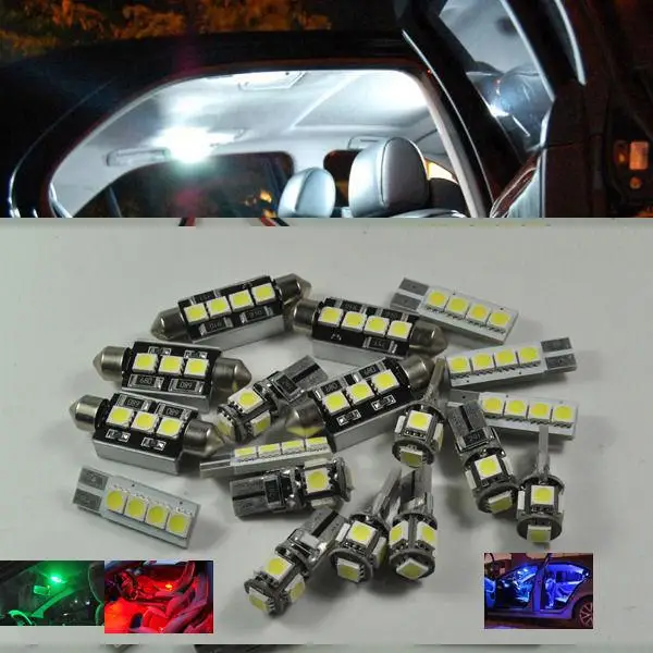 Canbus Белый 12 светильник SMD светодиодный комплект интерьера для Mercedes C Class W203 2000 2007|led