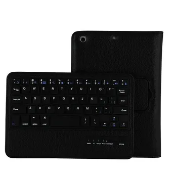 

Ouhaobin Tablet Keyboard For Ipad Mini1/2/3 7.9Inch Shell Stand Case Wireless Bluetooth Keyboard with Leather Cover 405#2