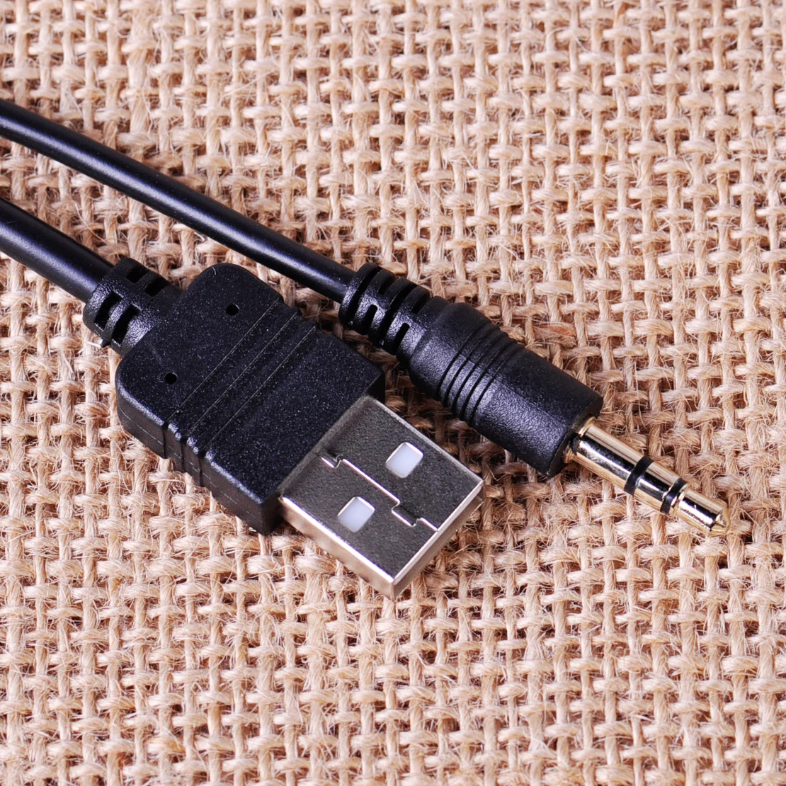 Автомобильный 6 футовый 3 5 мм AUX USB разъем для наушников со штекером Удлинительный