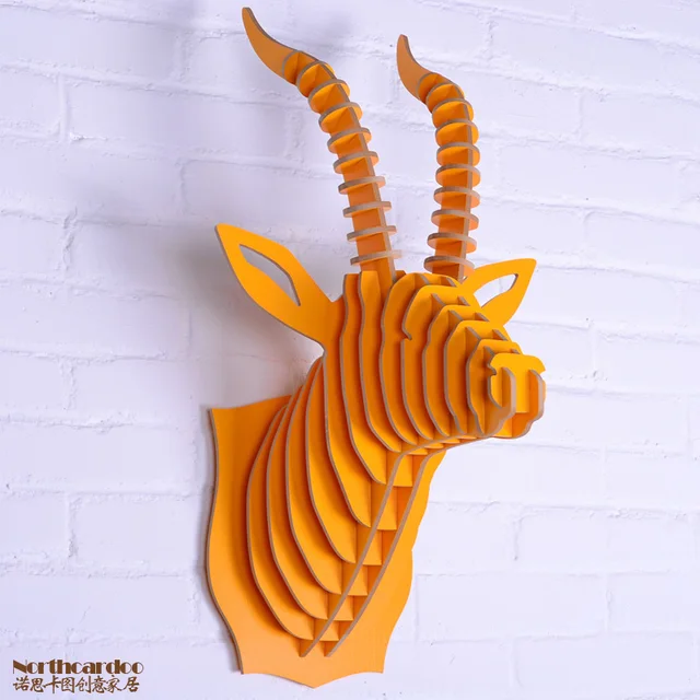 goat head wall decorationwood carving goat interior decorwall animal head decoration - Interior Decor Items goat head wall decorationwood carving goat interior decorwall animal head decoration - Interior Decor Items