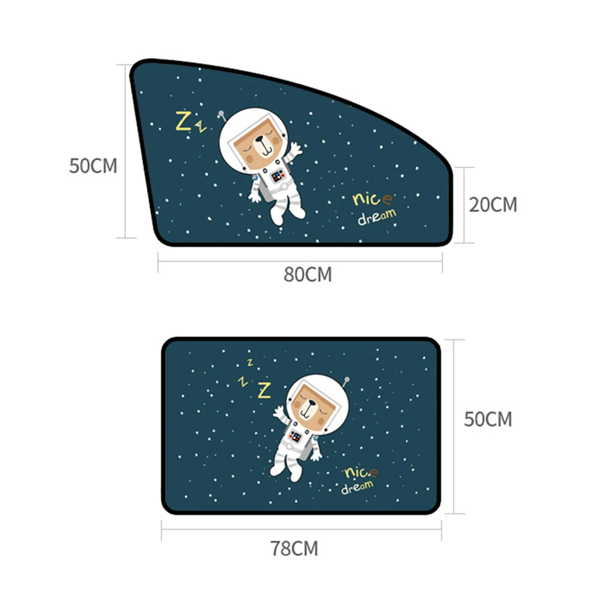 Магнитные боковые оконные шторы, Автомобильная крышка, занавеска от солнца, автомобильный Декор автомобиля по мотивам мультфильма, заднее переднее окно, защита для ребенка