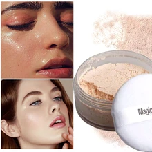 Пудра для лица, рассыпчатая, гладкая, прозрачная, контроль жирности, осветляет, водостойкая, матовая, тональный крем, консилер, Финишный макияж