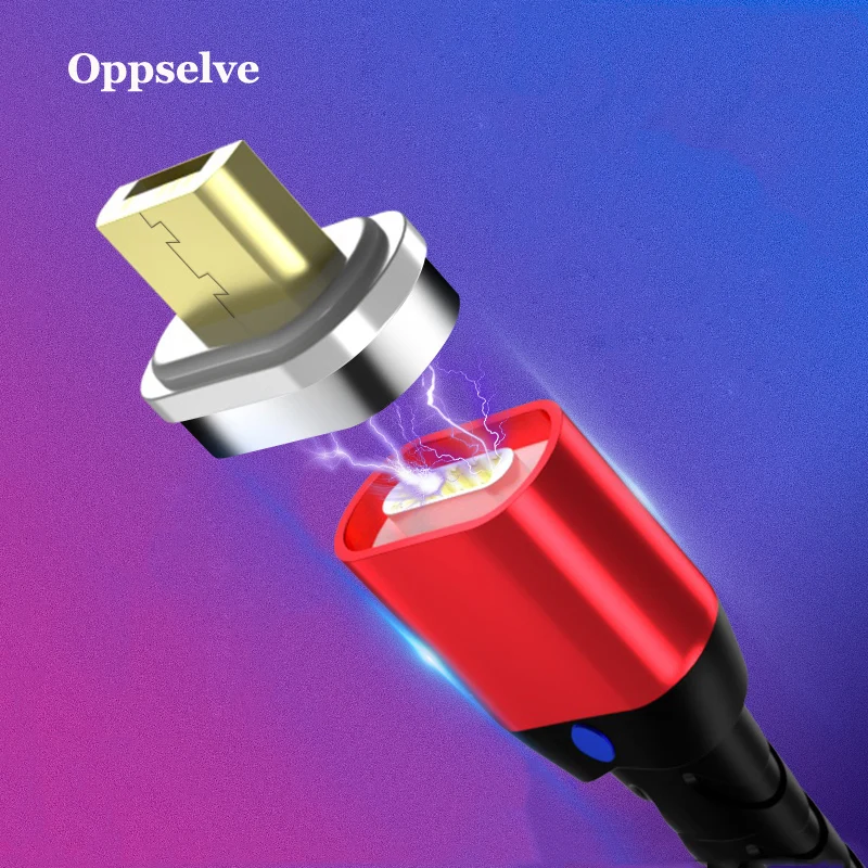 

Oppselve Magnetic USB Cable Fast Charging USB Cable Magnet Charger Data Charge Micro USB Cable Mobile Phone Cable USB Cord Tubo