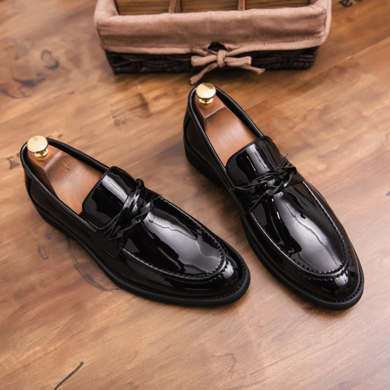 men designer formal leather shoes slip on unique dress male footwear wedding italian luxury brand elegant oxford shoes for men (33)