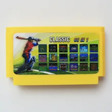 68 в 1 большая желтая 8 бит 60 контактов игровая Карта