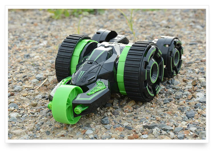 

New arrival 2015 rc car 5 wheels 6CH stunt remote control car best friends for kids free shipping