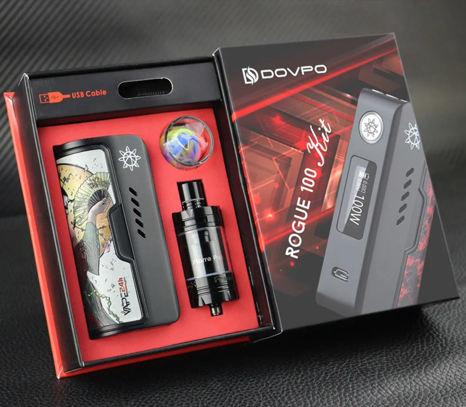 С. dovpo Rogue 100 электронные сигареты kit Вт электронной 18650/26650 mod поле VAPE комплект