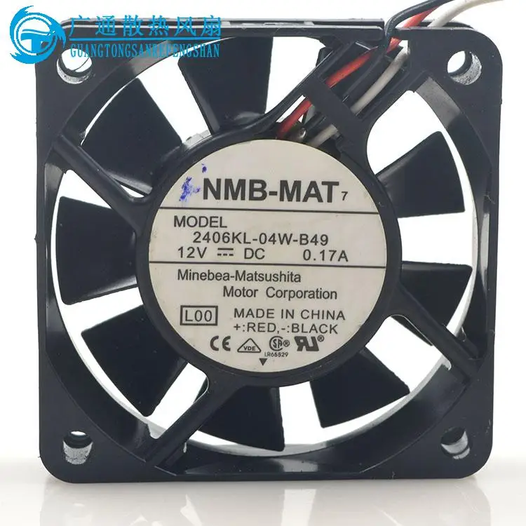 Для NMB 2406kL-04W-B49 DC 12V 0.17A 60*60*15 мм 60 охлаждающий вентилятор | Компьютеры и офис