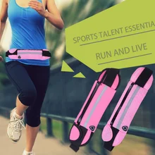 Профессиональный бег талии Чехол Пояс Спорт пояса мобильный телефон Для мужчин Для женщин Скрытая сумка Сумки для зала кроссовки поясная сумка на талию Водонепроницаемый