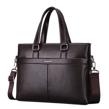 Бизнес Работу Сумка Для мужчин кожа ноутбука сумка Sacoche Homme Офисные Сумки для Для мужчин кожаные портфели Для мужчин 40