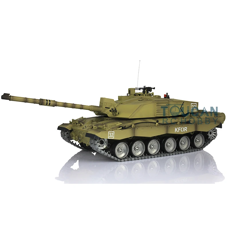 

AU Stock Fast Free HengLong 1/16 Scale 2.4Ghz British Challenger II RTR RC Tank Model Metal Wheels Tracks 3908