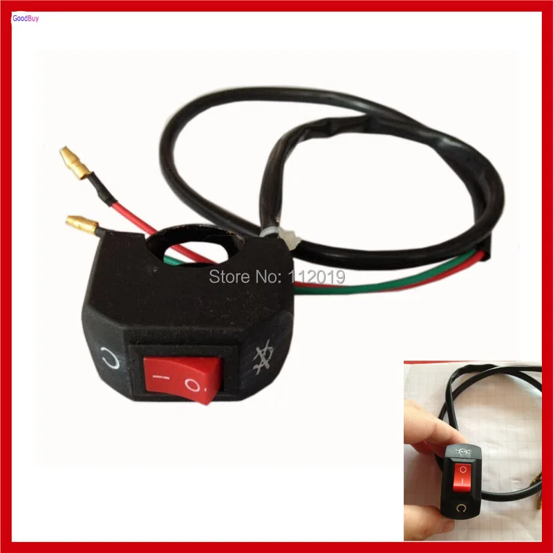 New 5pcs/lot ATV Dirt Bike Motorbike Motorcycle Handlebar Engine Stop