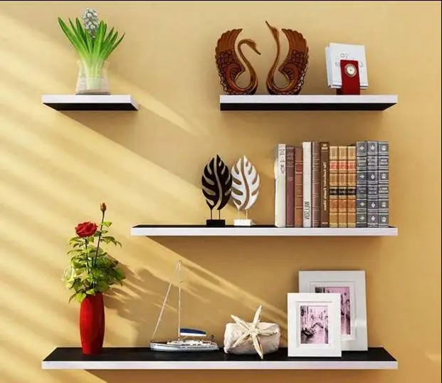 

Wall rack free of hole creative wall hanging modern simple partition