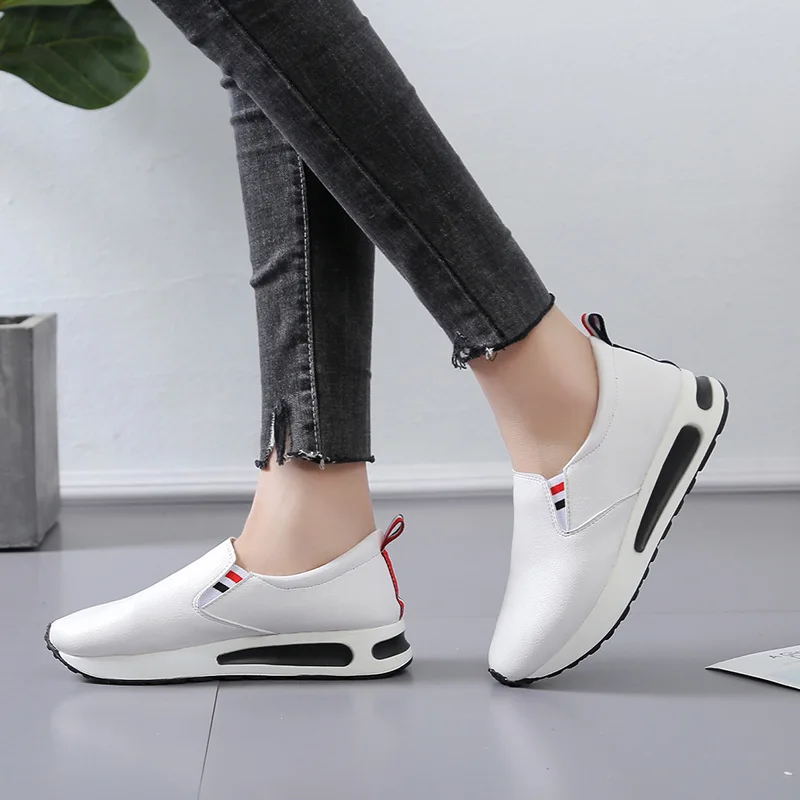 

Mhysa 2020 Sneakers spring new wild muffin thick bottom small white shoes shallow mouth comfort women's shoes casual shoes L362