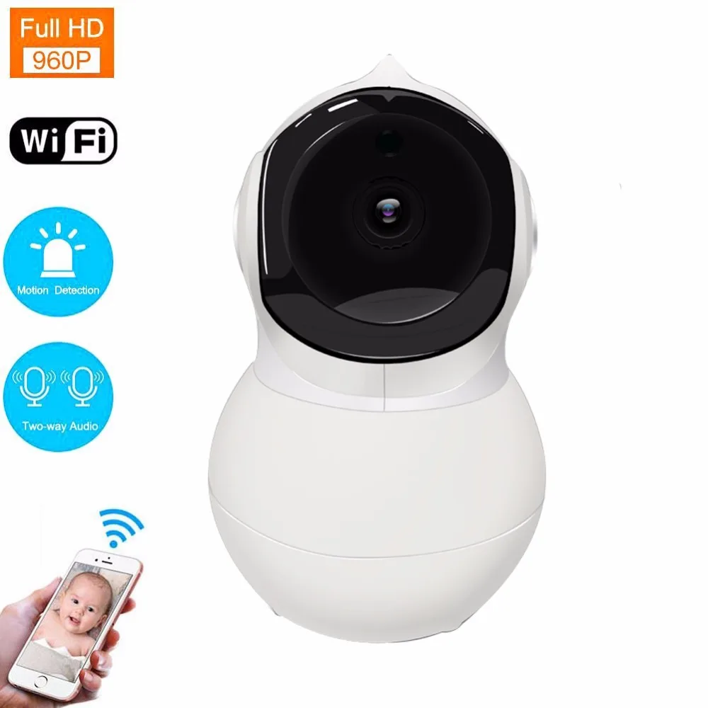 Kruiqi 960P видеоняня Wifi ip камера с портом локальной сети PTZ Обнаружение движения 2