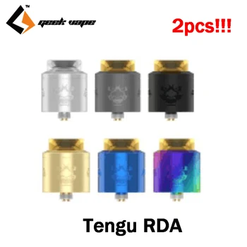 

2PCS/LOT Original Geekvape Tengu RDA Tank Fit For Electronic Cigarette GeekVape Aegis Solo Box MOD DIY Atomizer E-Cig Vape