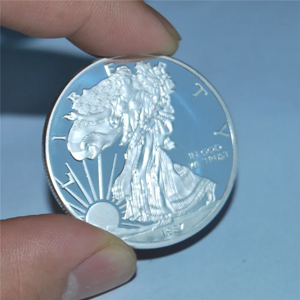 1987 $1 American Silver Eagle BU 1 oz .999 Fine Silver